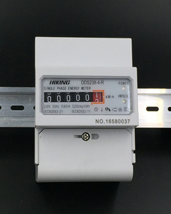 Contador monofásico de carril DIN de vatios-hora DDS238-4-R(D1405A/D1405L)