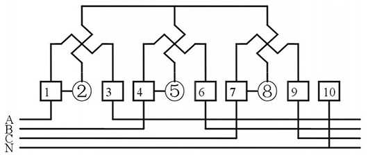 Contador trifásico estático de carril DIN de vatios-hora DTS238(E3401A/E3401L)